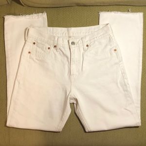 White Vintage Style Levi’s